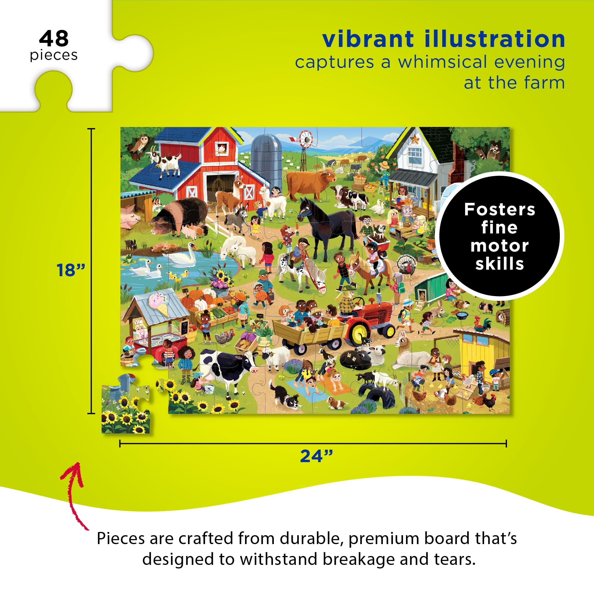 コンパイルギャラリー123 Amazon.com: Crocodile Creek Puzzle for Kids and Toddlers Ages 2-4